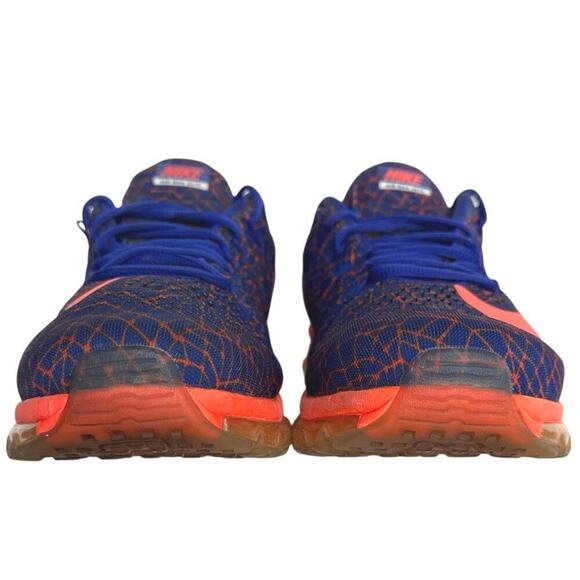 Nike Air Max 2016 Print Mens Running Shoe Size 12 Blue Orange - Picture 6 of 9